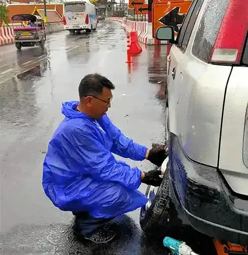 บริการปะยางใกล้ฉันสำหรับรถยางรั่ว